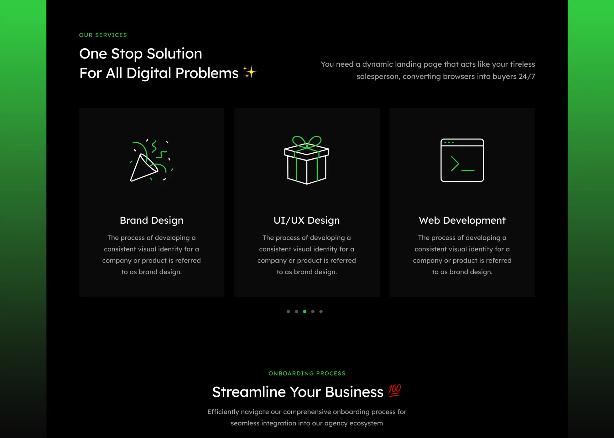Inside Dynamics | Services - Web